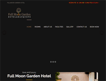 Tablet Screenshot of fullmoongardenhotel.com